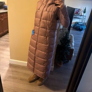 Columbia Women's Long Puffer Coat - Pink